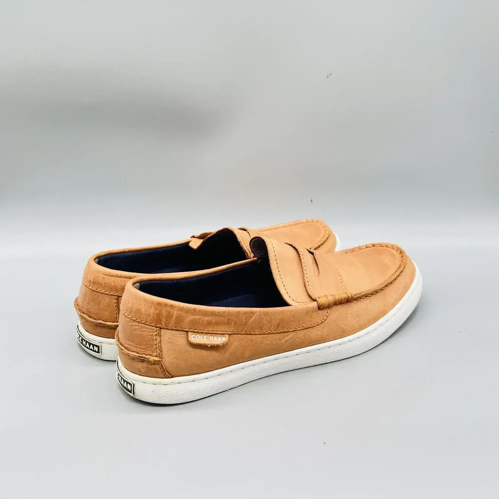 Cole Haan Shoes Men 8 Brown Leather Classic Penny Loafers Slip On Casual Comfort